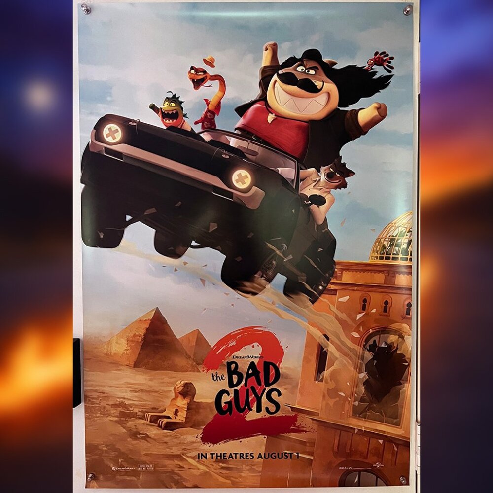 BAD GUYS 2 (2025) - ORIGINAL DOUBLE SIDED MOVIE POSTER